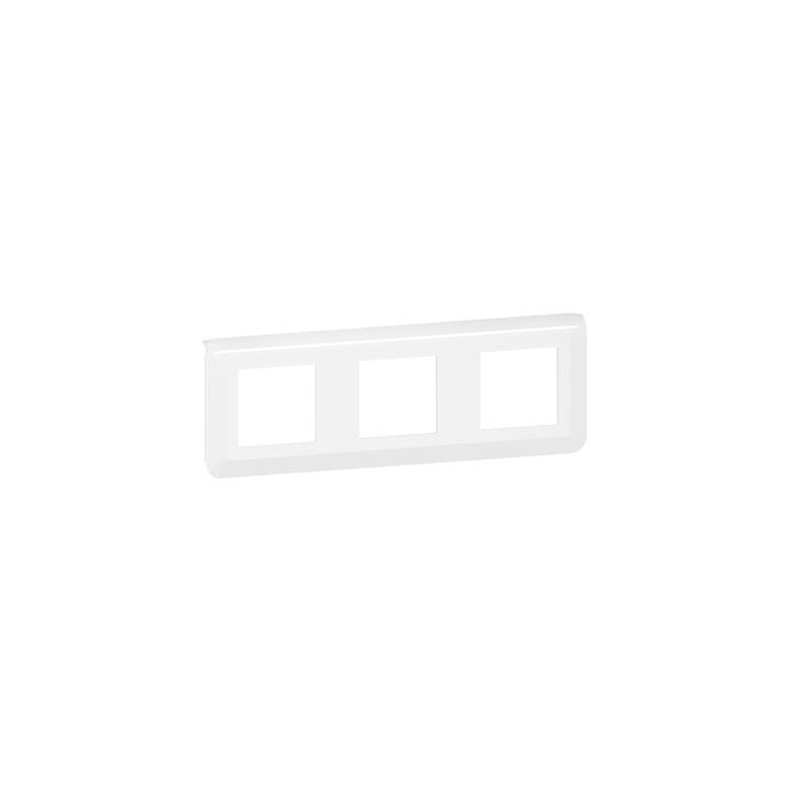 Legrand - Plaque de finition horizontale Mosaic pour 3x2 modules blanc - Réf : 277806L