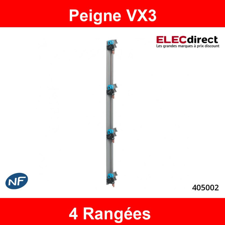 Legrand - Tableau électrique pré-équipé et pré-câblé pour T4 - Drivia - 13 modules - 4 Rangées - AUTO - Réf: LEGTABLEAUT4