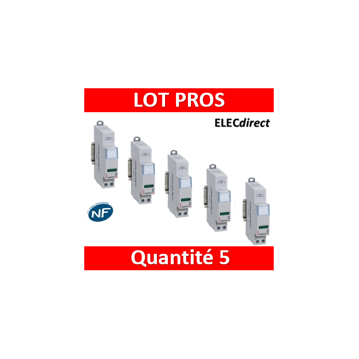 Legrand - Voyant vert 250V - LED - 412926x5
