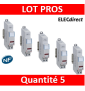 Legrand - Voyant rouge 250V - LED - 412927x5