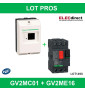 Schneider - Disjoncteur moteur 9A-14A + coffret plastique - GV2ME16+GV2MC01