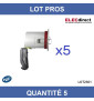 Miidex - Support Spot Orientable - étanche à l'air - Blanc - D.100mm - BBC - Réf : 7719x5