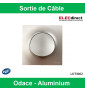 Schneider Odace - Sortie de câble Complète - Fixation VIS - Aluminium - Réf : LOT3062