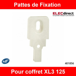 Legrand - 4x Pattes de fixation - pour coffrets xl³ 125 - Réf : 401856