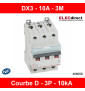 Legrand - Disjoncteur 3P DX3 10A - 10kA - courbe D - Réf : 408058