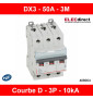 Legrand - Disjoncteur 3P DX3 50A - 10kA - courbe D - Réf : 408064