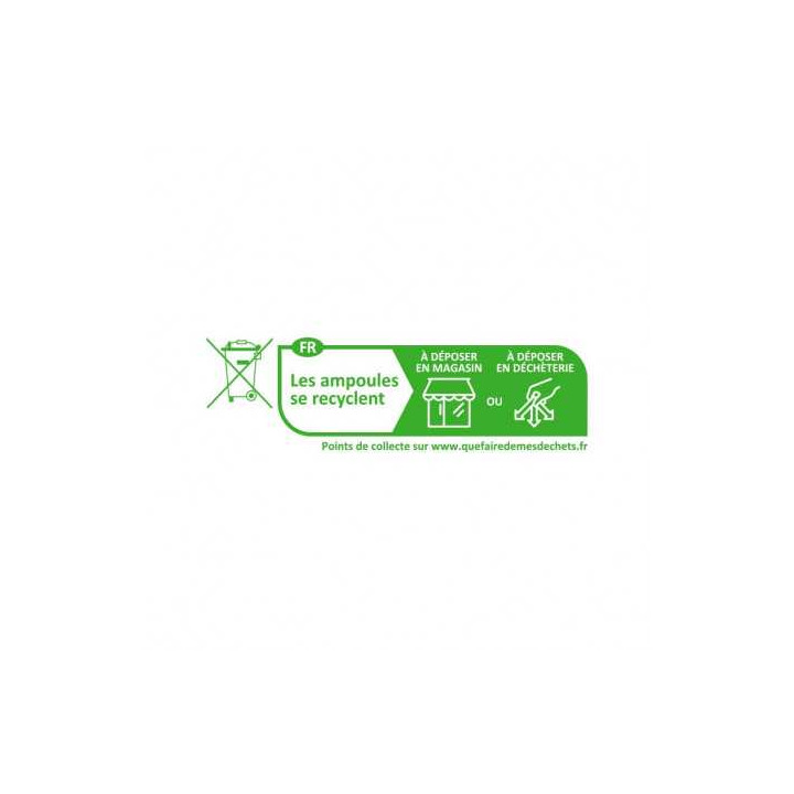 Miidex - Ampoule LED E27 - LED 7W -  F - Angle 200° - 4000K - 820lm - Réf : VIS73934