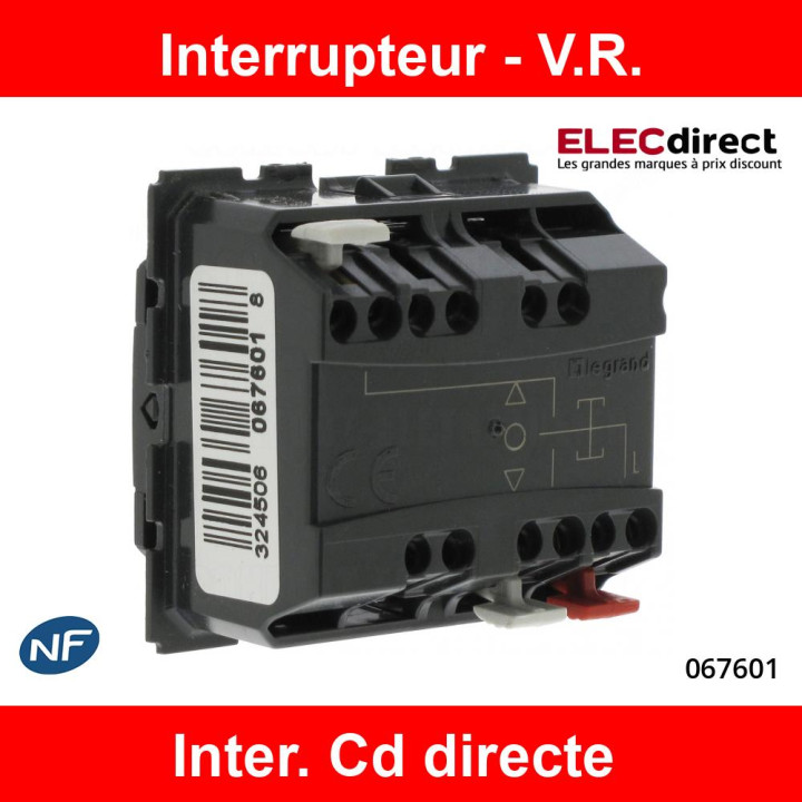Legrand - Céliane - Mécanisme inter volets roulants - Réf : 067601