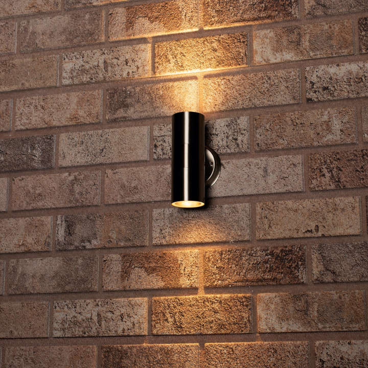 Led's light - LED outdoor - Applique murale Kopenhagen - 2x GU10 - IP44 - Réf : 1000530