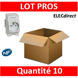 Legrand - LOT - PC 2P+T 16A 220V à Eclips Modulaire - 004280x10