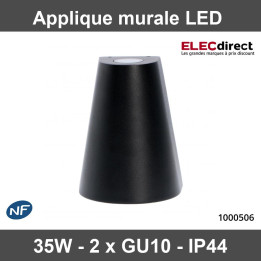 Led's light - LED outdoor - Applique murale Los Angeles - 2x GU10 - IP44 - Réf : 1000506