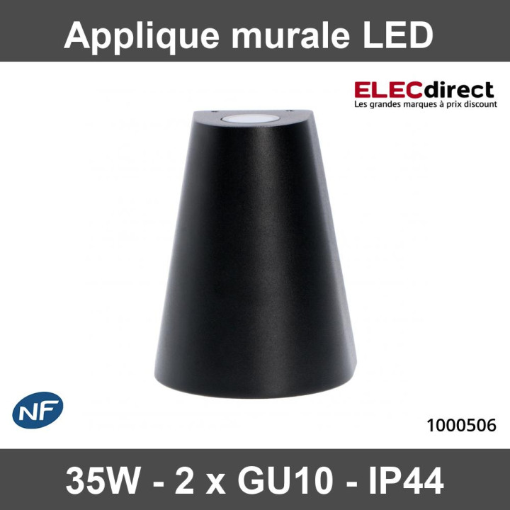 Led's light - LED outdoor - Applique murale Los Angeles - 2x GU10 - IP44 - Réf : 1000506