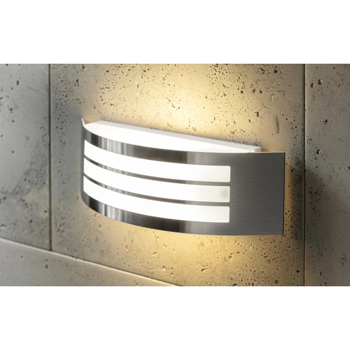 GTV Lighting - Applique murale LED ASTRIT - E27 - Gris - Réf : OS-ASTRITE27-80
