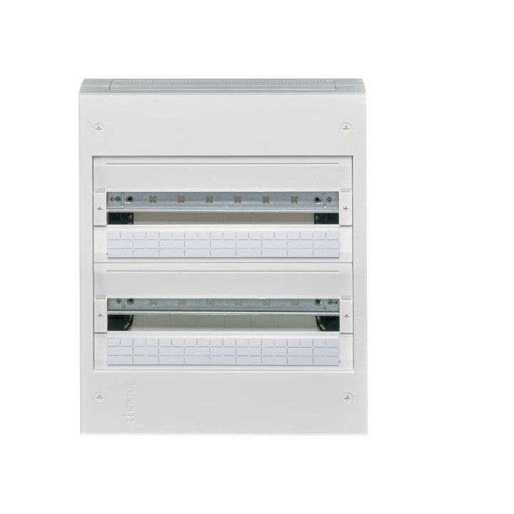 Hager Coffret Vega largeur 18 modules hauteur 2 rangées VB218A