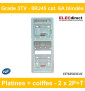 Casanova - Tableau de communication C-Start 625 THD - Grade 3TV + DTI - 8 RJ45 Cat. 6A blindés - 2 x 2P+T - Réf : CST625G3CUC