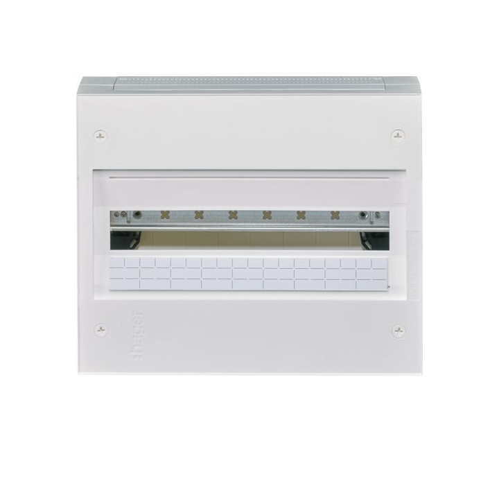 Hager  Coffret Vega largeur 18 modules hauteur 1 rangée VB118A