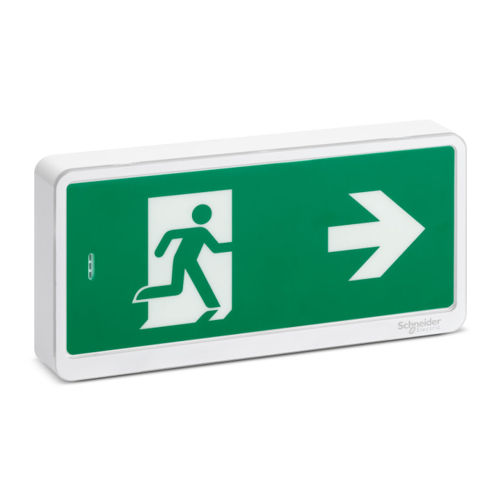 Schneider - Exiway Light Bloc de secours Evacuation - IP65 - SATI - Réf : OVA59111