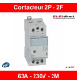 Legrand - Contacteur bobine 230V - 2P - 250V 63A - 2F - 2M - 412527