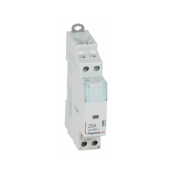 Legrand - Contacteur de puissance bipolaire bobine 230V - 25A - 2F - 412523