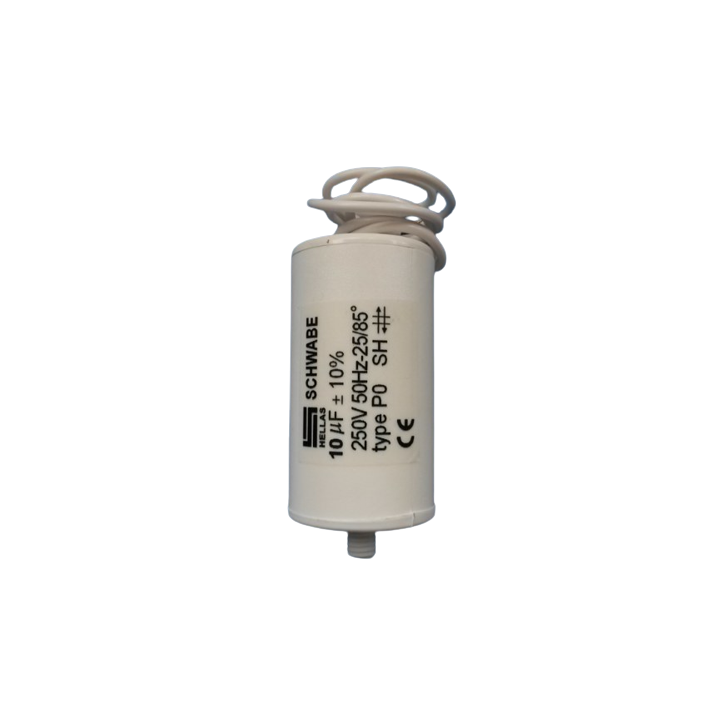 Schwabe Hellas - Condensateur de démarrage 10 µF - 250V - ±10% - Réf : CONDO10MF