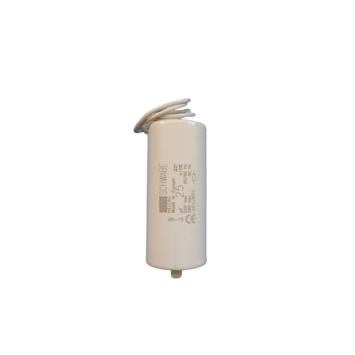 Schwabe Hellas - Condensateur de démarrage 25 µF - 250V - ±10% - Réf : CONDO25MF