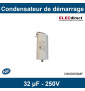 Schwabe HELLAS - Condensateur de démarrage 32 µF - 250V - ±10% - Réf : CONDO32MF