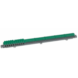 Legrand - Bornier IP2X à connexion automatique pour coffret Plexo³ 18M et XL³125 et XL³160 - longueur 385mm - 005054