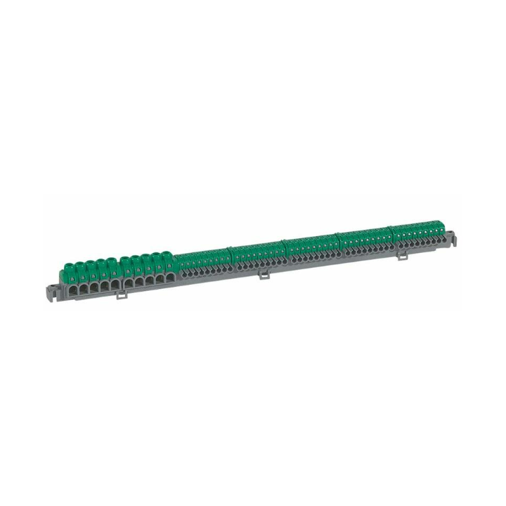 Legrand - Bornier IP2X à connexion automatique pour coffret Plexo³ 18M et XL³125 et XL³160 - longueur 385mm - 005054