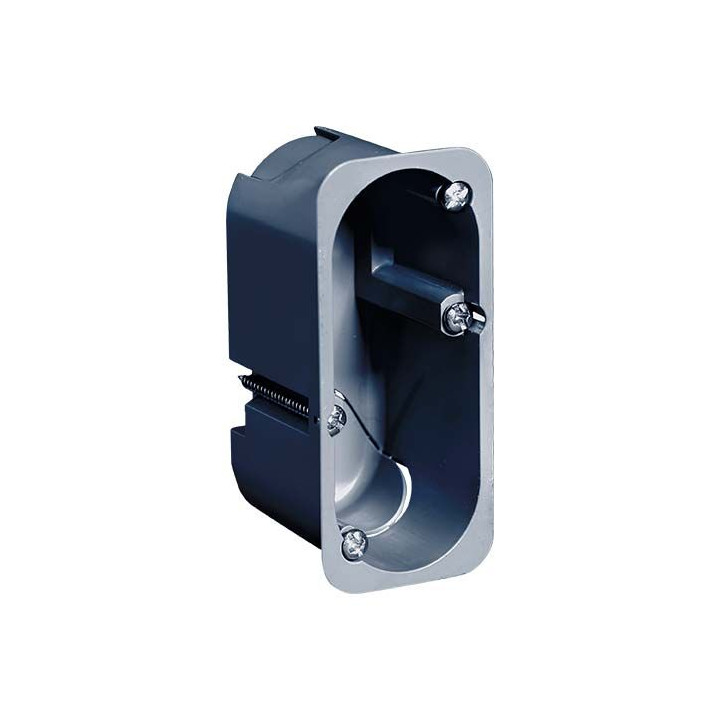 Eur'Ohm - Boite d'encastrement multi-matériaux XL Ultra - 1/2 poste - Prof. 40 mm - Réf : 52050