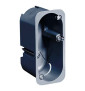 Eur'Ohm - Boite d'encastrement multi-matériaux XL Ultra - 1/2 poste - Prof. 40 mm - Réf : 52050