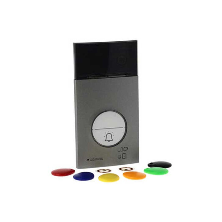 Bticino - Kit portier vidéo couleur classe 100X connecté - Écran 5" - Contrôle d'accès - Réf : BT364614