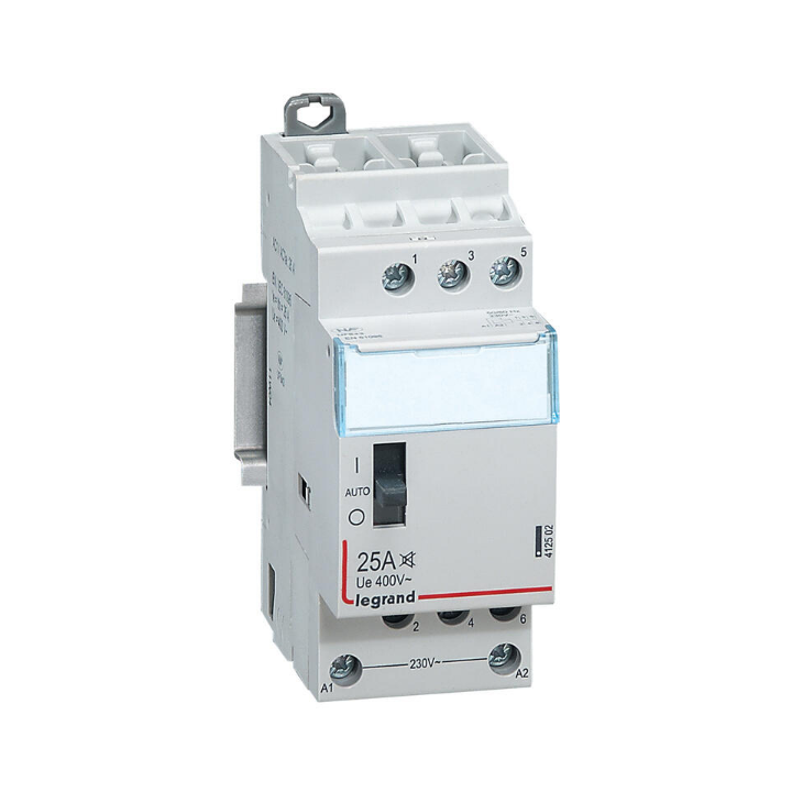 Legrand - Contacteur J/N heures creuses 25A - 400V Tripolaire - 412502