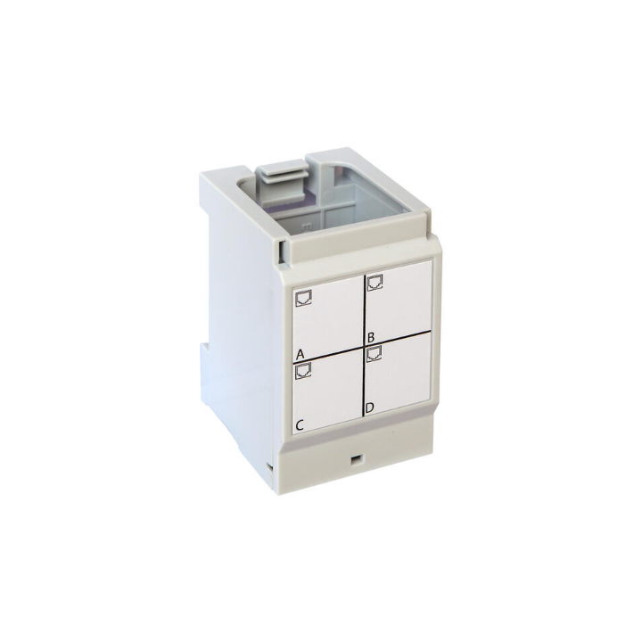 Legrand - Support pour 4 connecteurs RJ45 LCS³ pour coffret de communication- Réf : 413180