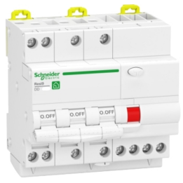 Schneider - Resi9 XP - disjoncteur différentiel - 3P+N - 32A - 30mA - courbe C - type Asi - Réf : R9PDCS32
