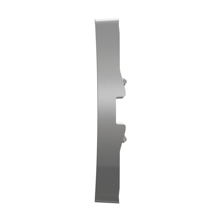 Schneider - 2 demi enjoliveur Odace - Aluminium - livré sans LED - Réf : S530298