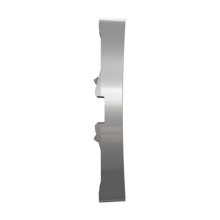 Schneider - Enjoliveur pour commande lumineuse Odace - Aluminium - Livré sans LED - Réf : S530297