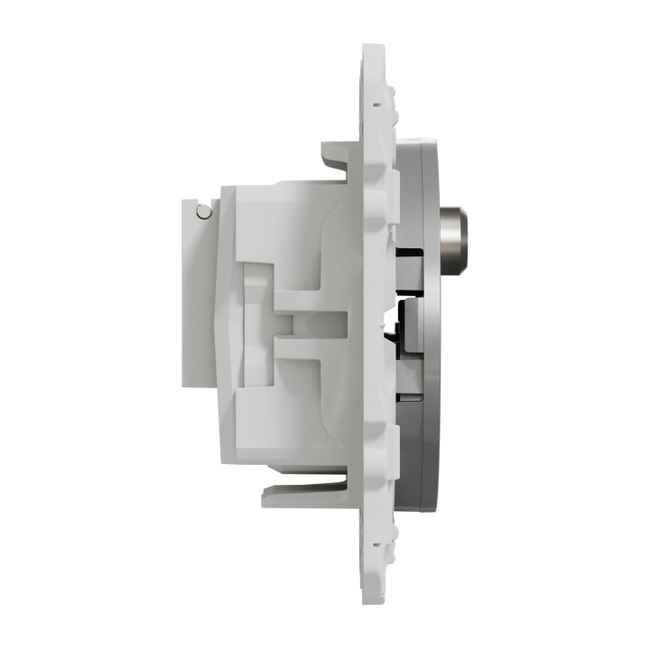 Schneider - Prise TV/FM/SAT Odace - Aluminium - Réf : S530461