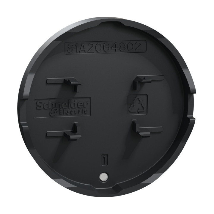 Schneider - Enjoliveur pour commande lumineuse Odace - Anthracite - Livré sans LED - Réf : S540297
