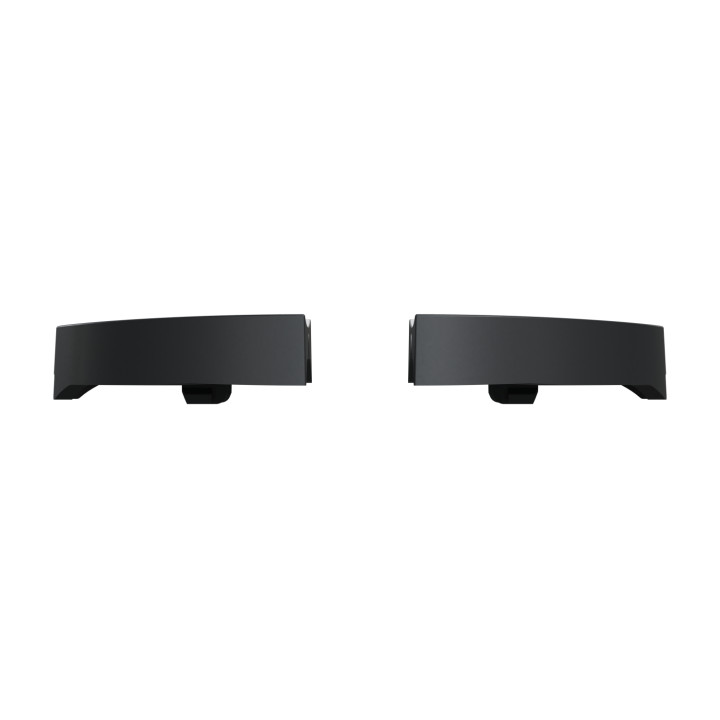 Schneider - 2 demi enjoliveur Odace - Anthracite - livré sans LED - Réf : S540298