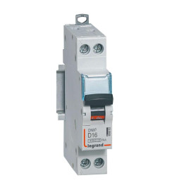 Legrand - Disjoncteur courbe D 16A DNX3 - Ph+N - 1M - Réf : 406802
