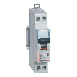 Legrand - Disjoncteur courbe D 10A DNX3 - Ph+N - 1M - Réf : 406801