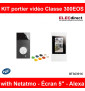 Bticino - Kit portier connecté Classe 300EOS avec Netatmo écran de 5 pouces - Réf : BT363916