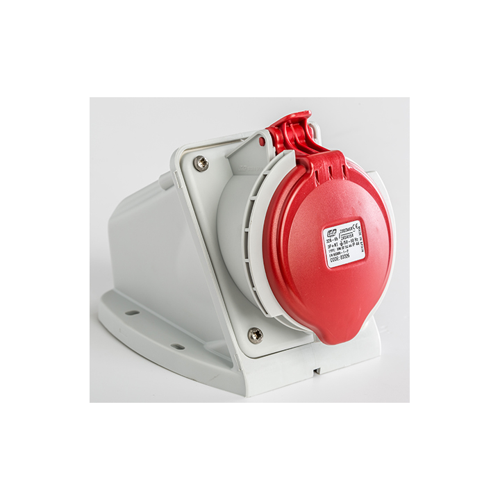 Digital - Prise de Courant Européenne socle 3P+T+N 32A - 380V IP 44 - 51218 - (03326)