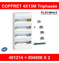Legrand - LOT - Coffret DRIVIA 52 Modules bornier 3phases+Neutre - 401214+004850x2