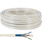 CAE - Câble Grade 3 TV F/FTP - 1x4P LSZH CCA - Couronne 100M - Réf : G3TV4C1
