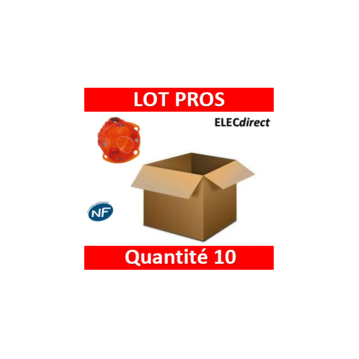 Legrand Batibox - Boîte multimatériaux 1 poste profondeur 50 mm - 080121x10