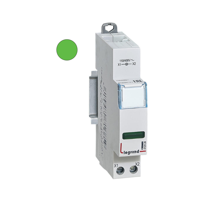 Legrand - Voyant vert 230V - LED - 412926