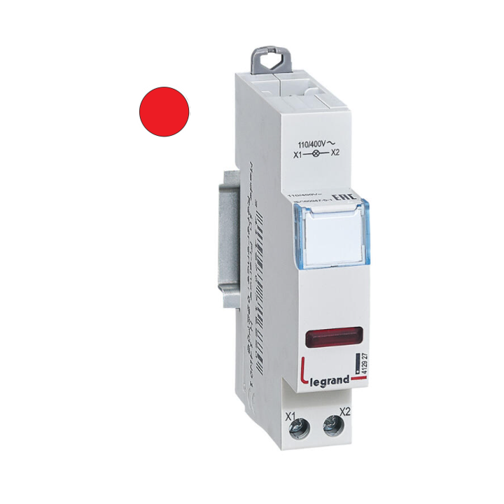 Legrand - Voyant rouge 230V - LED - 412927