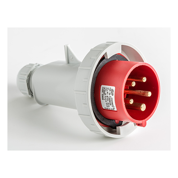 Digital - Fiche mâle 3P+N+T 16A - 380V - IP67 - 51822 (03603)