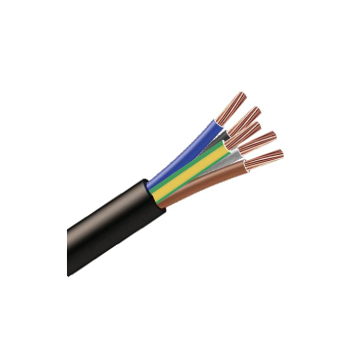 Câble Électrique H07RN-F 5G2.5² - G/N/M/B/VJ - Coupe au mètre - Réf : CABLERNF5G2.5